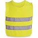 MIKE. Kinder Reflektorweste aus 100% Polyester, Gelb