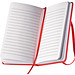 Mini-Notizbuch, Rot