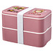 MIYO Renew Doppel-Lunchbox, rosa