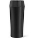 MONARDA. Reisebecher aus Edelstahl und PP, 470 ml, Schwarz