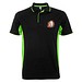 Montmelo Sport Poloshirt Unisex, schwarz / limone, XL
