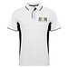Montmelo Sport Poloshirt Unisex, weiß / schwarz, L