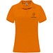 Monzha Sport Poloshirt für Damen, Fluor Orange, 2XL