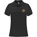 Monzha Sport Poloshirt für Damen, schwarz, 2XL