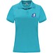 Monzha Sport Poloshirt für Damen, türkis, 2XL