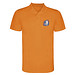 Monzha Sport Poloshirt für Herren, Fluor Orange, 2XL