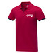 Morgan Polo für Herren, zweifarbig, rot, XL