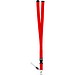 MURRAY. Lanyard aus Polyester (20 mm) mit einem Schlüsselband, Rot