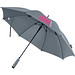 Niel 23 Zoll Automatikregenschirm aus recyceltem PET, grau