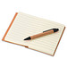 Notizbuch mit Kugelschreiber Mini, liniert, natur/schwarz