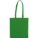 Einkaufstasche Baumwolle, lange Henkel, grün