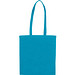 Einkaufstasche Baumwolle, lange Henkel, türkis