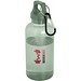 Oregon 400 ml RCS-zertifizierte Trinkflasche aus recyceltem Kunststoff mit Karabiner, heather grün