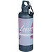 Oregon 750 ml einfarbige RS-zertifizierte Wasserflasche aus recyceltem Kunststoff mit Karabinerhaken, hale blau