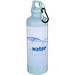 Oregon 750 ml einfarbige RS-zertifizierte Wasserflasche aus recyceltem Kunststoff mit Karabinerhaken, wolkenblau