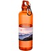 Oregon 750 ml RCS-zertifizierte Trinkflasche aus recyceltem Kunststoff mit Karabinerhaken, orange