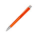 burger swiss pen® Kugelschreiber Delta-Frosted, blaue Mine, orange-gefrostet