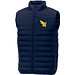 Pallas GRS recycelter wattierter Bodywarmer für Herren, navy, M