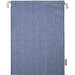 Pheebs 150?g/m2 GRS Zuziehbeutel aus Recyclingbaumwolle groß 4 l, heather blau