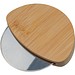 Pizzaschneider aus Bambus , beige