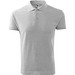 MALFINI Polohemd Herren Pique Polo, L, hellgrau melliert