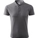 MALFINI Polohemd Herren Pique Polo, L, stahlgrau