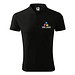 MALFINI Polohemd Herren Pique Polo, 3XL, schwarz