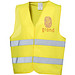 Professionelle Warnweste, gelb