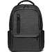 RE-BOSTON. Wasserabweisender 2Tone-Laptop-Rucksack aus recyceltem Nylon mit 210D-Fach, Schwarz