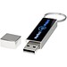 Rechteckiger Light Up USB Stick, schwarz, 2GB