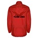 Regenjacke Island –  leichte Windjacke mit Reißverschluss, M, Rot