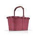 reisenthel® Einkaufstasche carrybag, twist maroon