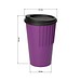 Riffel-Kaffeebecher ToGo, 300 ml, schwarz