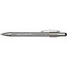 Rill RCS recycelter Kugelschreiber mit Stylus und Fidget Spinner (blaue Mine), grau