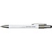 Rill RCS recycelter Kugelschreiber mit Stylus und Fidget Spinner (blaue Mine), weiss