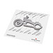 ROMINOX® Key Tool, Motorbike - 21 Funktionen, silber