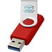 Rotate-basic USB-Stick 3.0, hellrot, 16GB