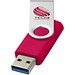 Rotate-basic USB-Stick 3.0, magenta, 16GB