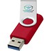 Rotate-basic USB-Stick 3.0, mittelrot, 32GB