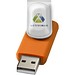 Rotate Doming USB-Stick, orange, 64GB