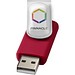 Rotate Doming USB-Stick, rot, 64GB