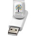 Rotate Doming USB-Stick, weiss, 64GB