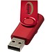 Rotate Metallic USB-Stick, rot, 2GB