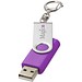 Rotate mit Schlüsselanhänger USB-Stick, lila, 2GB