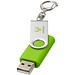 Rotate mit Schlüsselanhänger USB-Stick, limone, 2GB