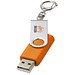 Rotate mit Schlüsselanhänger USB-Stick, orange, 2GB