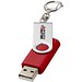 Rotate mit Schlüsselanhänger USB-Stick, rot, 2GB
