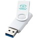 Rotate USB-Stick 3.0 aus Metall, weiss, 64GB