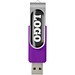 Rotate USB-Stick 3.0 mit Doming, lila, 16GB