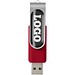 Rotate USB-Stick 3.0 mit Doming, rot, 16GB